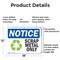 Signmission Scrap Metal Only, 18 in W x Rectangle, Aluminum OS-2PACK-NS-A-1218-L-18255 - alternate 3